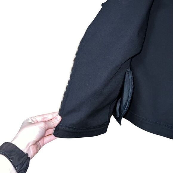 RAFAELLA Black Asymmetrical Zip Up Vest Size 12 - Picture 4 of 9